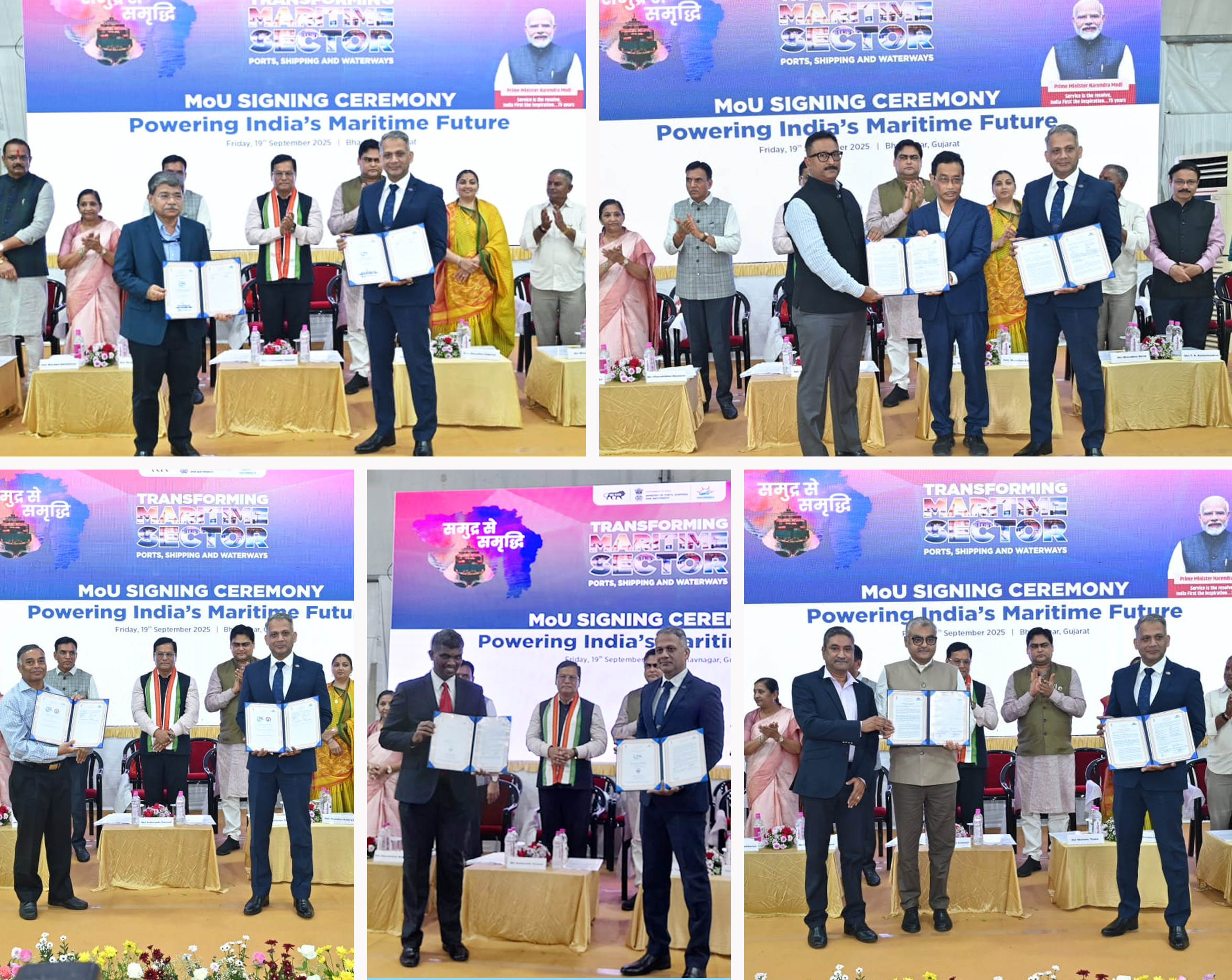 SAMUDRA SE SAMRIDDHI_GRSE SIGNS FIVE MOUs, EXPANDS HORIZONS IN MARITIME SECTOR - Thumbnail